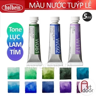 [ARTDOOR] Màu Nước Tuýp HOLBEIN hạng hoạ sĩ 5ml lẻ (số 060~175)