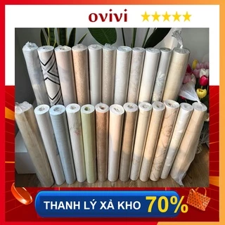 [Thanh lý] Giấy dán tường phòng ngủ 3d và trơn một màu đẹp giá rẻ không sẵn keo