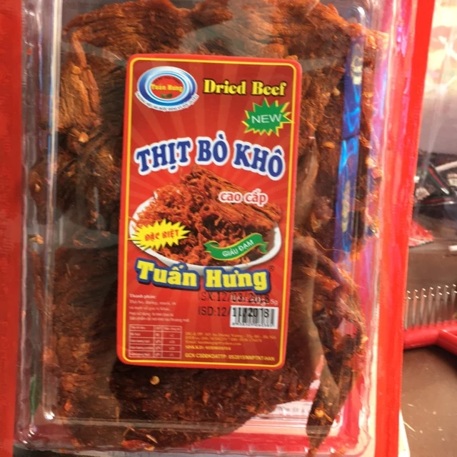 Thịt bò khô miếng 80gr