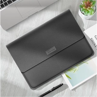 Bao da chống sốc cao cấp cho macbook, laptop, surface pro, hp envy, dell xps kèm ví đựng phụ kiện