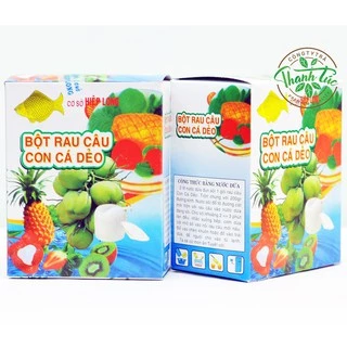 Bột Rau Câu Con Cá Dẻo Hộp 12 Gói