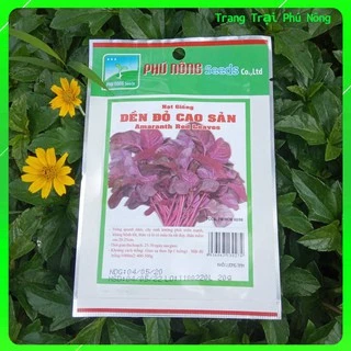 Hạt Giống Rau Dền Đỏ Phú Nông - Gói 20g - Amaranth Red Leaves