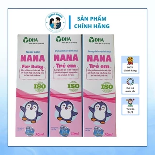 Xịt Mũi Nana Trẻ Em