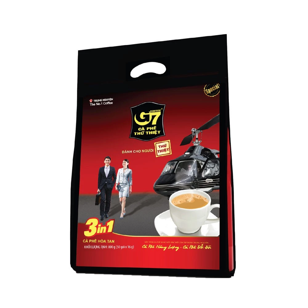 Cà phê Trung Nguyên Hòa Tan G7 3in1 Bịch 50 Gói*16gr