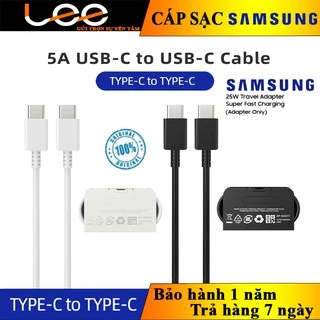 Cáp sạc nhanh Samsung C to C chính hãng 25W cho Note 10 Note 20 A71, A70, A80, A90, S20, S20+, S20 Ultra S10 5G ..Vv