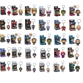 Funko Pop Móc Khóa Mô Hình Nhân Vật Thor Loki Doctor Strange Black Panther Ant-Man Venom Yoda The Mandalorian Darth Vader