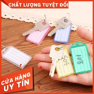 Móc khóa thẻ tên nhựa lớn