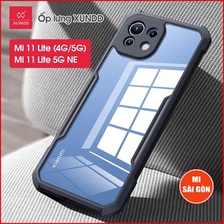 [Hỏa Tốc HCM] Ốp lưng XUNDD Xiaomi Mi 11 Lite ( 4G / 5G ) / Mi 11 Lite 5G NE - Mặt lưng trong, Viền TPU, Chống sốc