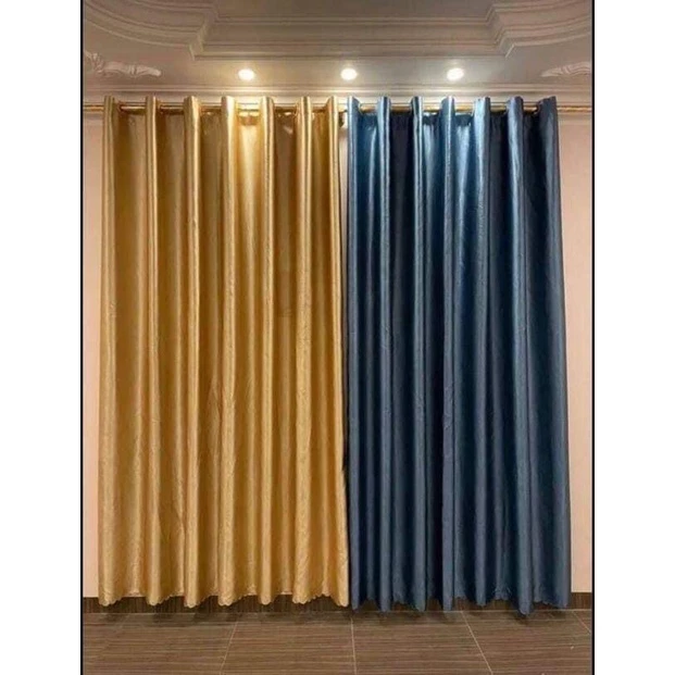 thanh lý rèm vải cản nắng rộng 1m5 cao 1m5 đã may sẵn chỉ việc lắp.