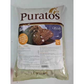 [Túi 1 Kg – DARK RYE] BỘT BÁNH MÌ HẠT LÚA MẠCH ĐEN [VN] PURATOS Bread Flour Puravita (prt-hk5)