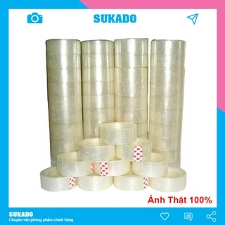 Băng keo trong 1.8cm [Lốc 10 Cuộn] - Độ dính 45 SUKADO BKVP01