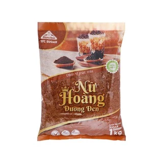 [Túi 1 Kg] ĐƯỜNG ĐEN (Đường mật mía) [VN] Nữ Hoàng BIÊN HÒA Dark Brown Sugar (halal) (bph-hk)