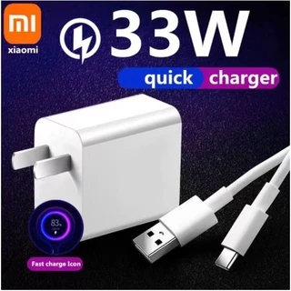 Xiaomi Sạc Nhanh Cho MI 9 8 7 11 lite POCO M3 pro Redmi Note 10 5g Note11 Turbo Sạc 27W 33W Adapter 6A Loại C Cáp USB