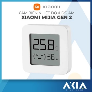 Nhiệt kế và Ẩm kế điện tử Xiaomi Mijia Gen 2 LYWSD03MM - Có màn hình LCD, Hiển thị nhiệt độ và độ ẩm, Cảnh báo không khí