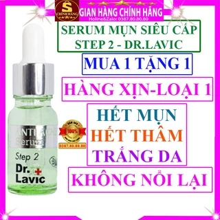 Tinh chất serum xóa mụn thâm dưỡng trắng da loại tốt step 2 Dr.lavic mụn ẩn viêm cám đầu đen cho da dầu mụn nhạy cảm khô