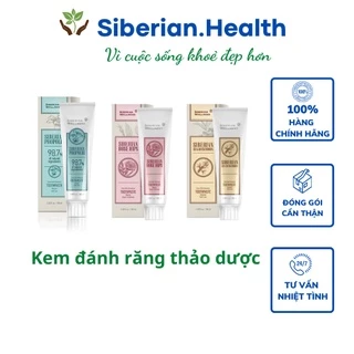 Kem đánh răng thảo dược Siberian Wellness - 100ml - Đủ 3 hương vị