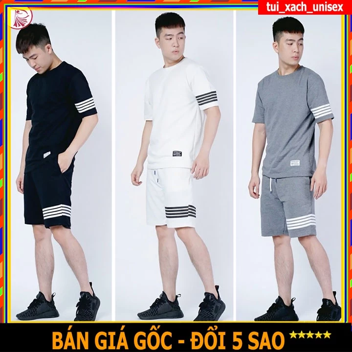 ❤️ GIÁ SỈ ❤️ SÉT ĐỒ BỘ THỂ THAO MẶC NHÀ GIA ĐÌNH NAM NỮ CHẤT LƯỚI MÈ 1 FOM DƯỚI 75KG PHỐI 4 SỌC S0