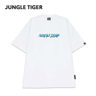 Áo Thun Nam Nữ Unisex JUNGLE TIGER áo phông Basic Tee Tay Lỡ Logo Ver4.0 oversize form rộng