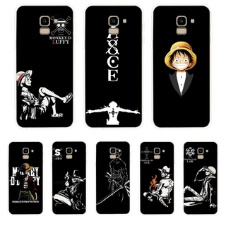 Ốp Lưng Samsung Galaxy J2 Pro J4 J4+ J6 J6+ Plus J8 2018 TPU mềm Case One Piece Black