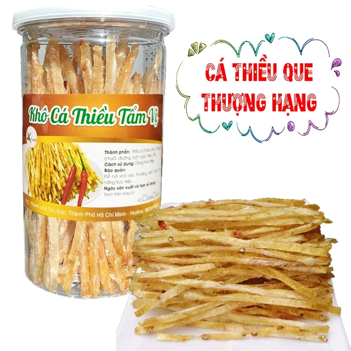 200G Cá thiều tẩm gia vị thơm ngon hiệu SK FOOD