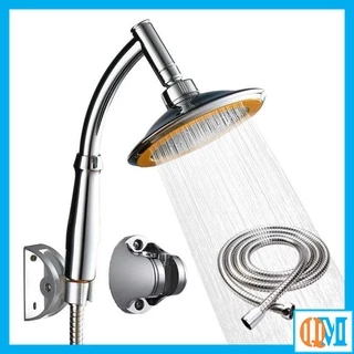 Bộ vòi hoa sen tiết kiệm nước loại to mặt bát 15 cm (Bát sen + dây + cài)