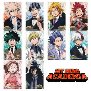  Ảnh card bo góc in hình BOKU NO HERO ACADEMIA ver PARTY UA Học Viện Anh Hùng thẻ bo viền 5*8cm #