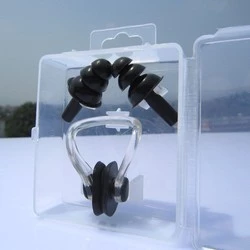 Nút bịt tai silicone chống tiếng ồn chống nước vào tai, Bịt tai xoắn Có hộp - Nút bịt tai Cách âm Chống ồn Chống nước