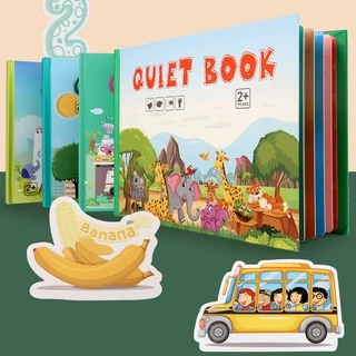 CR-Learning Busy Book Practical Ability Hand-eye Coordination Kids Gift Learning Toys Sensory Quiet  Board Book for Children