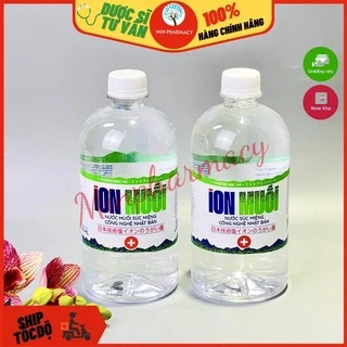 Nước súc miệng ION Muối Fujiwa Công Nghệ Nhật Bản Hương Mint Bạc Hà 680ml - Minpharmacy