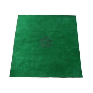 Tấm Thảm Nhung Khăn Trải Bài Tarot Vải Nhung Mẫu Sao Xanh Đậm 50x50 Cm TNSXD