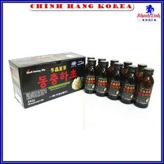 Nước Đông Trùng Hạ Thảo Hàn Quốc, Hộp 10 chai x 100ml