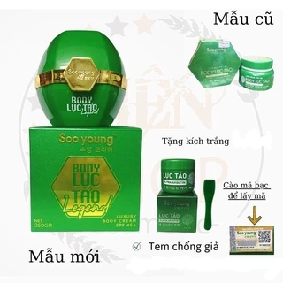 Mẫu Mới Kem Body Lục Tảo Legend Soo Young 250g Chính Hãng - Tặng Kích Trắng