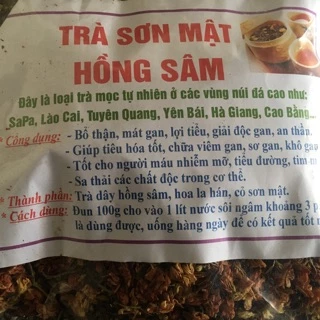 [GIÁ BÁN BUÔN] 1 Kg Trà Sơn Mật Hồng Sâm