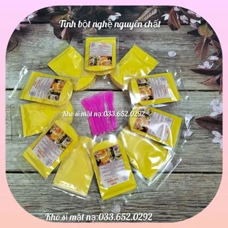 100g tinh bột nghệ hadmade đắp mặt trắng da & mờ nám