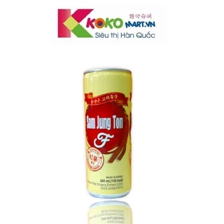 Nước hồng sâm Samjungton lon 240ml date t7/2024