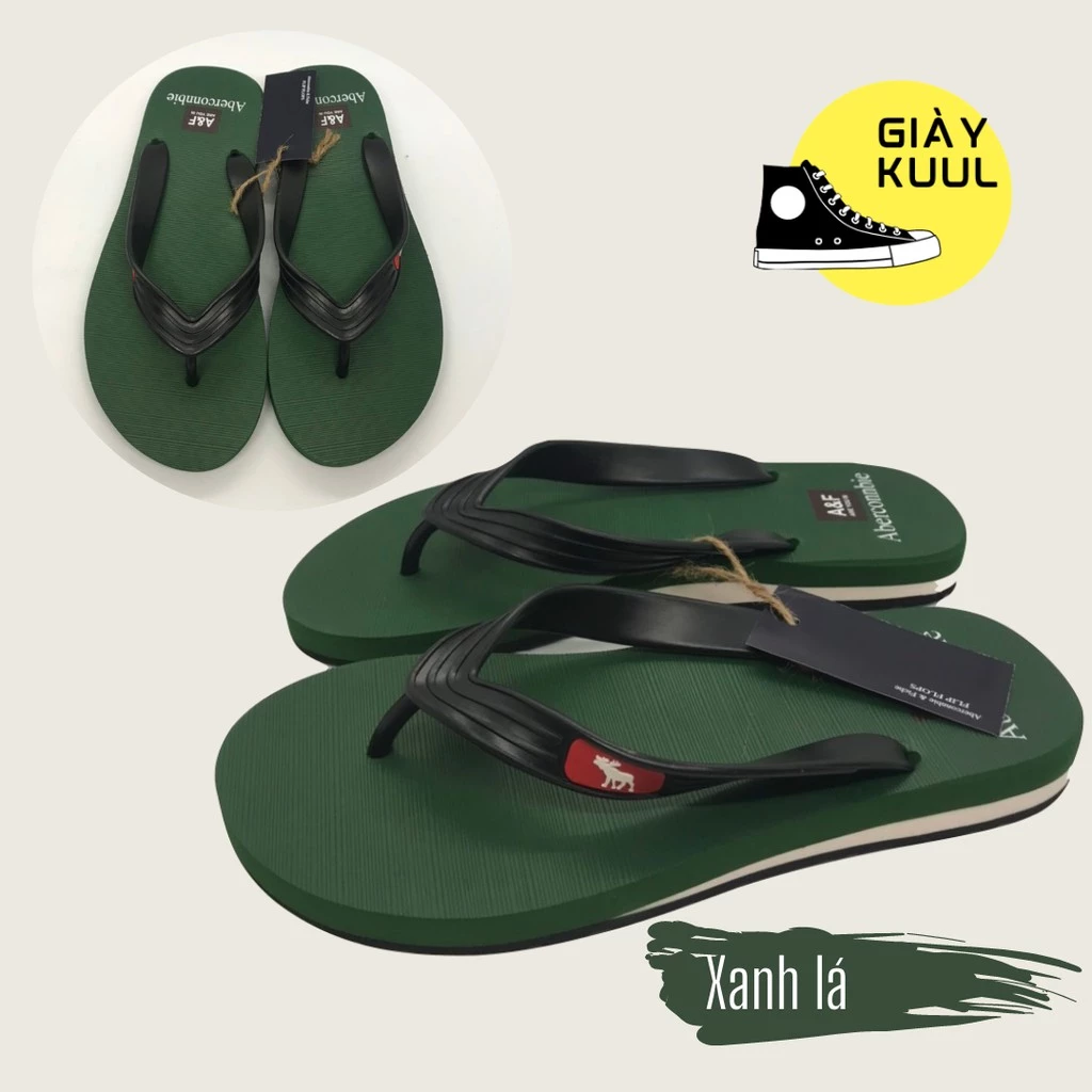 Dép kẹp xỏ ngón 2 lớp cao cấp - Tông hươu - Giày Kuul