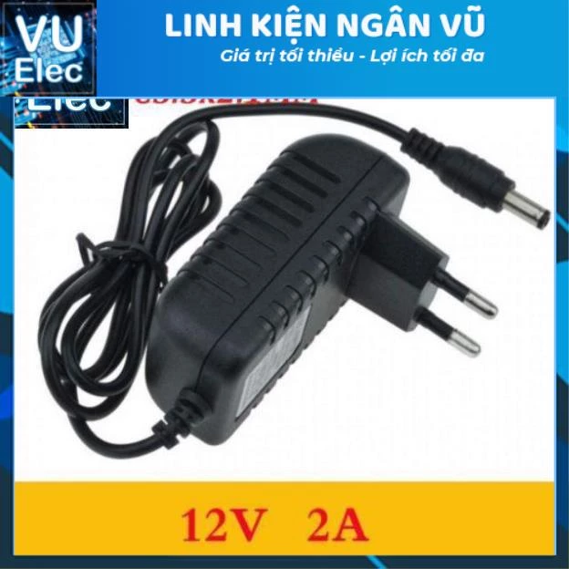 Nguồn Adapter 12V1A Jack 5.5x2.1MM TQ1202