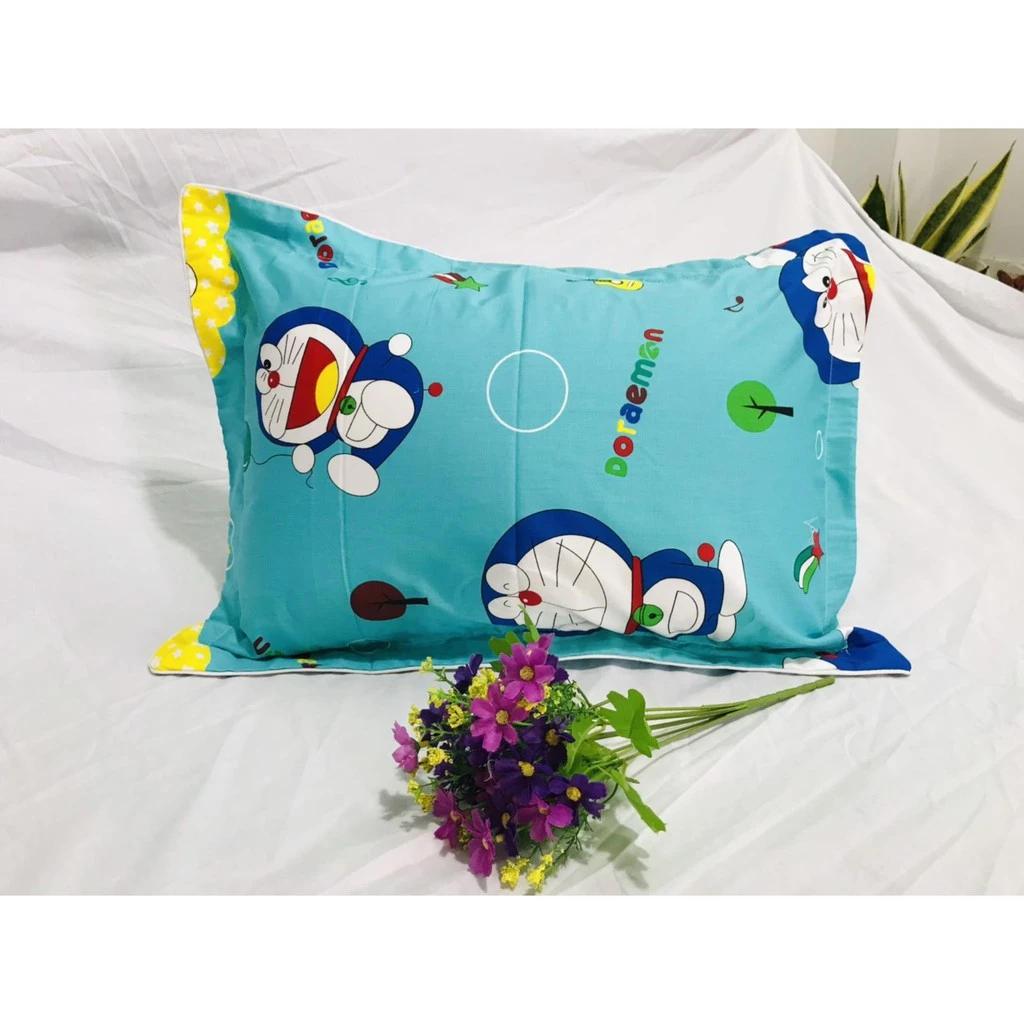 Vỏ gối 35x50 cotton mềm mát cho bé ( cotton 100%)