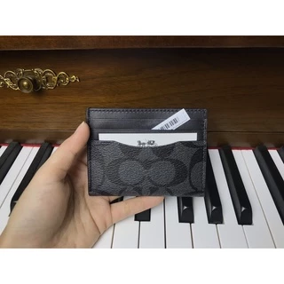 Ví Card Holder nam nữ mini Màu đen