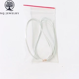 Bó 2m dây kẽm bọc nhưa xỏ vòng khóa - Dây kẽm bọc nhựa NQ Jewelry