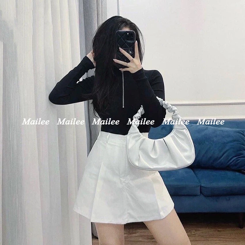 Quần Giả Váy Chất Kaki Cạp Lưng Thun Sau ,Quần Sooc Nữ BIG SIZE Dáng A có lót trong dễ phối đồ Mailee