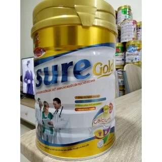 Sữa bột Milkmilkgold Sure Gold 900g - Dinh dưỡng phục hồi cho người sau bệnh