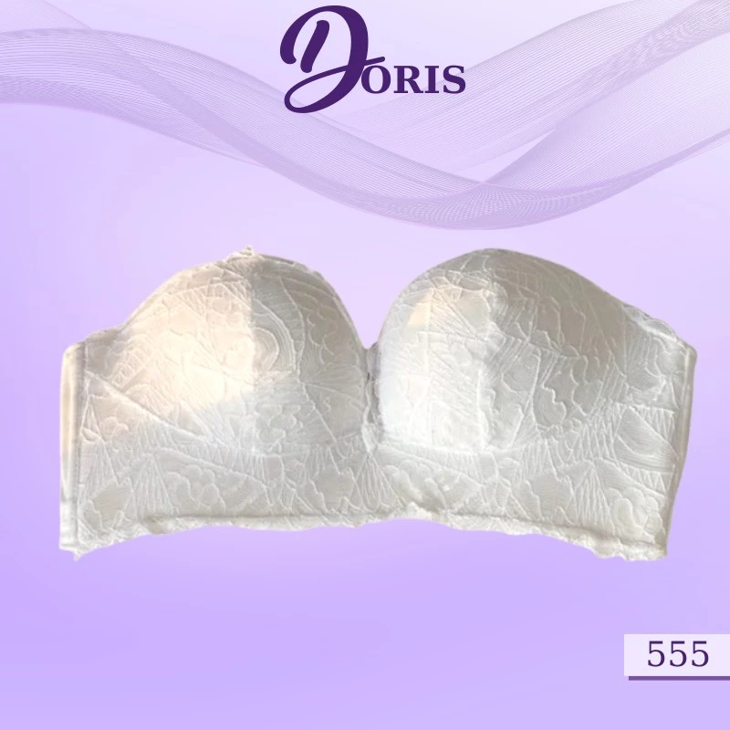 Áo Ngực Không Dây Nâng Ngực, Áo Ngực Không Gọng Chống Tuột Doris - 555