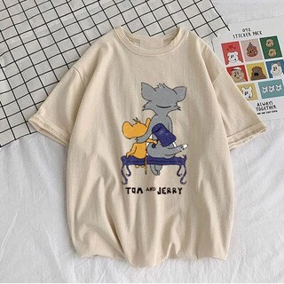 áo thun phong rộng cotton xịn TOM&JERYY