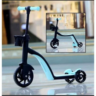 Xe đạp chòi chân 3in1 vừa là xe scooter, xe thăng bằng, xe đạp