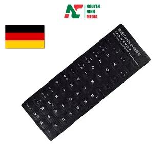 Miếng dán bàn phím tiếng Đức - German Keyboard Stickers (Duetsch)