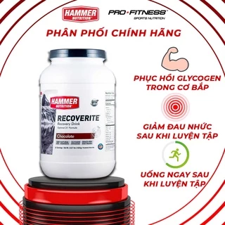 Sữa phục hồi cơ bắp Hammer Nutrition Recoverite 32 Serving  - Giảm đau nhức sau khi tập luyện, xây cơ hiệu quả