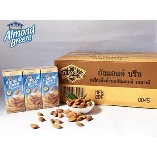 Thùng Sữa hạt hạnh nhân ALMOND BREEZE LATTE 180ml (24 hộp)