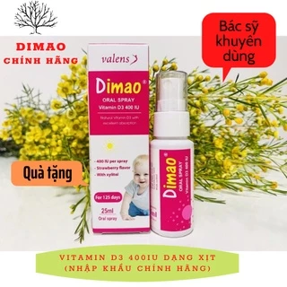 Vitamin D3 - DIMAO dạng xịt của Châu Âu 25ml