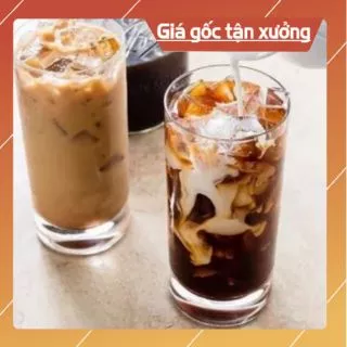 Cốc thủy tinh cafe đá 240ml bộ 6 cái dày dặn rẻ đẹp dành cho các quán